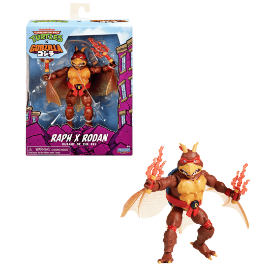 TMNT x Godzilla Collab Figure Assortment – Teenage Mutant Ninja Turtles & Kaiju Crossover Action Figures