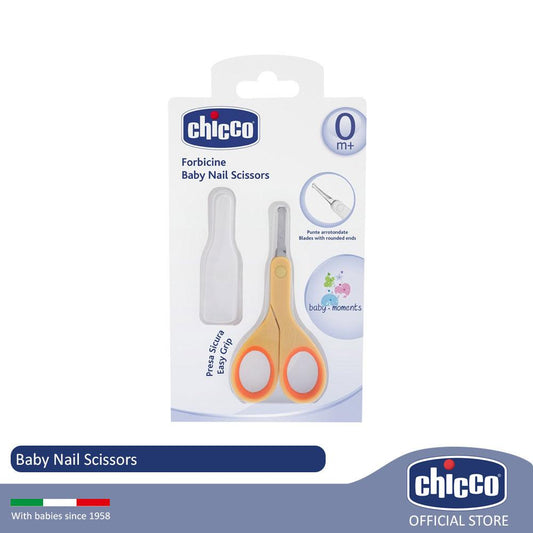 Chicco Baby Nail Scissors - Orange