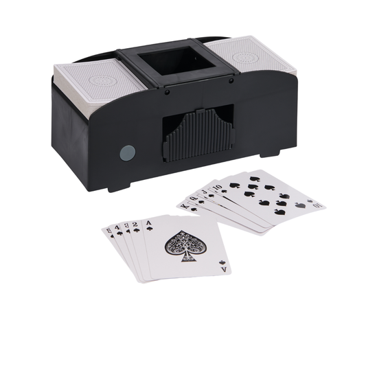 Cardinal Classics Automatic Card Shuffler – 2-Deck Electric Playing Card Mixer