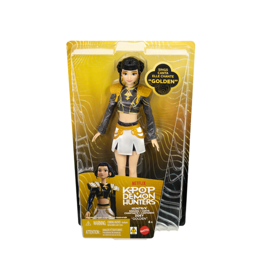 KPop Demon Hunters HUNTR/X Zoey Golden Singing Doll