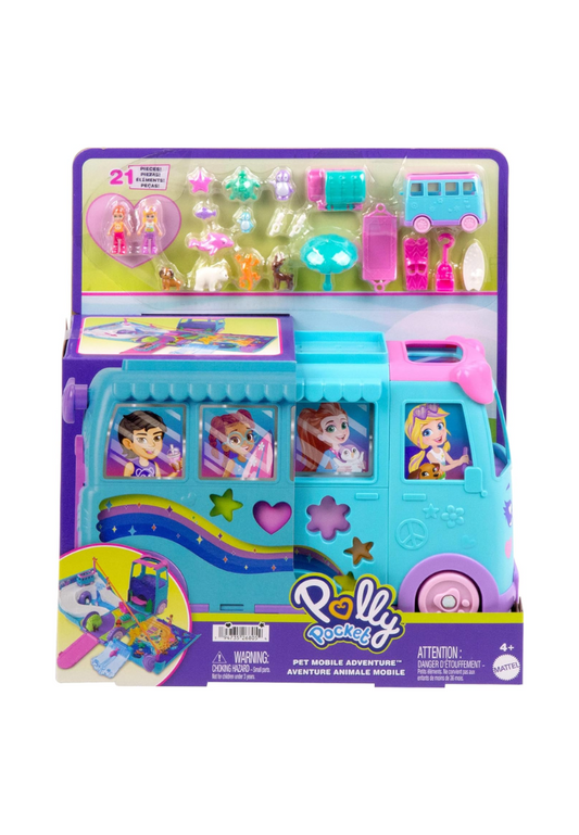 Polly Pocket Pet Mobile Adventure Playset