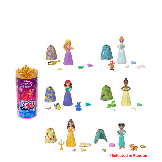 Disney Princess Royal Color Reveal Dolls With 6 Surprises