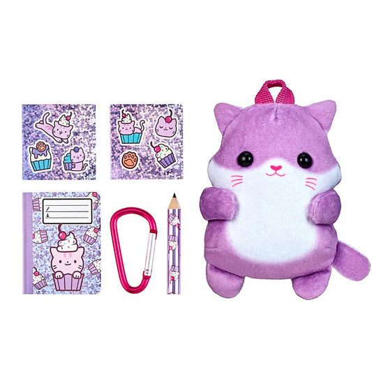 Real Littles S7 Plushie Animal Backpacks with Real Working Mini Stationary Surprises