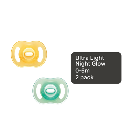 Tommee Tippee Ultra-Light Night Glow Pacifiers