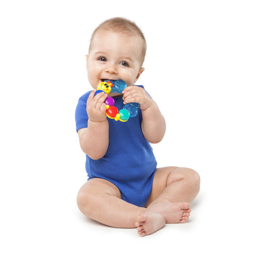 Baby Einstein Teether Pillar, Baby Teether Toy for Ages 3 Months Up