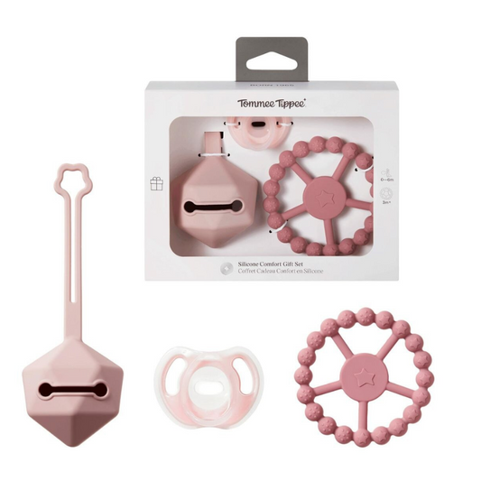 Tommee Tippee Silicone Comfort Gift Set Ultra-Light Soother