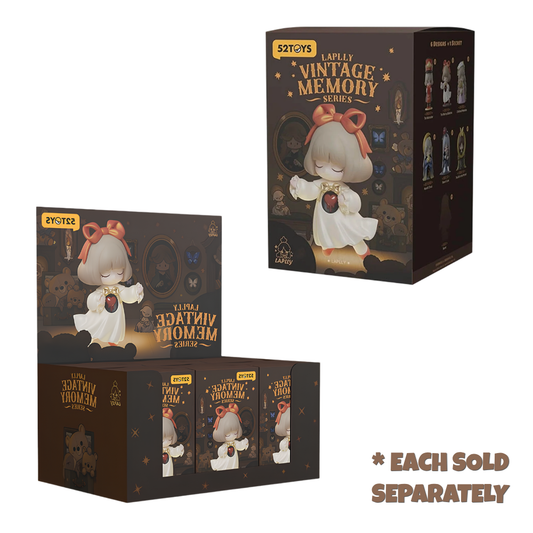 52Toys Laplly Vintage Memory Series Collectible Blind Box Figure for Kids 15 Years Old and Above