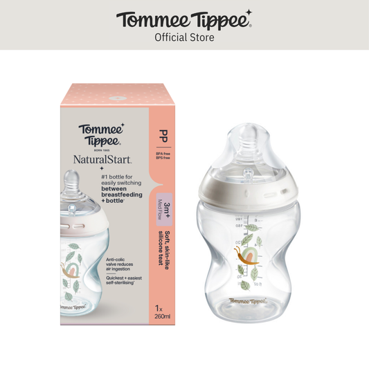 Tommee Tippee Natural Start Self Sterilzing PP Bottle 260ml
