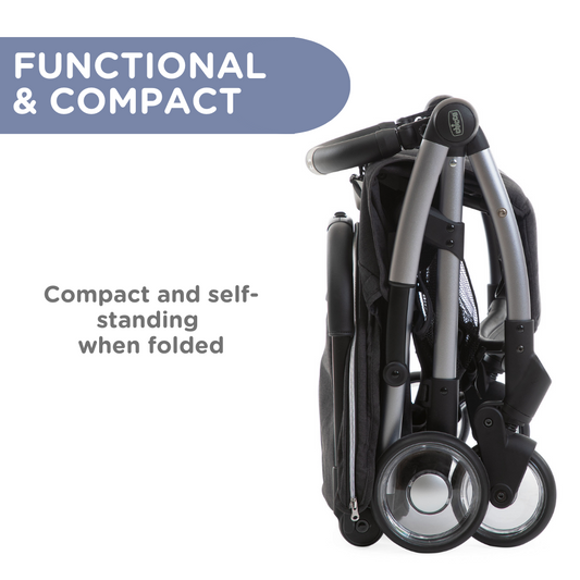 Chicco Goody Plus Lightweight Stroller (Graphite, Indigo)