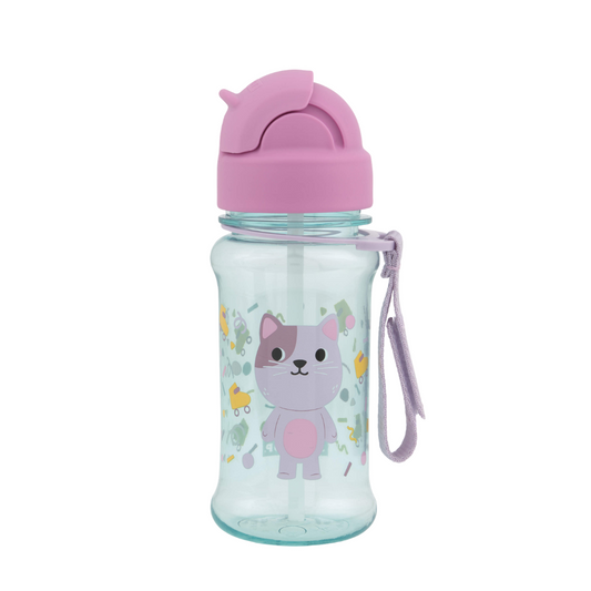 Skip Hop Besties Squad Straw Bottle- Cat