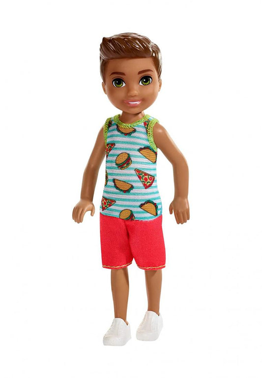 Chelsea 6 Inch Doll - Brunette Boy Doll In Food Themed Look