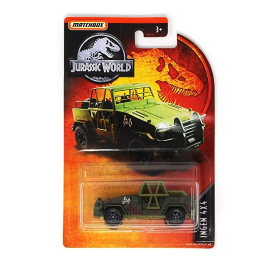 Matchbox Jurassic World Die-Cast Vehicles (Ingen 4X4)