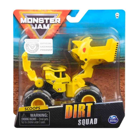 Monster Jam 1:64 Scale Die-cast Dirt Squad Series 7 Vehicle- Scoopz Toys