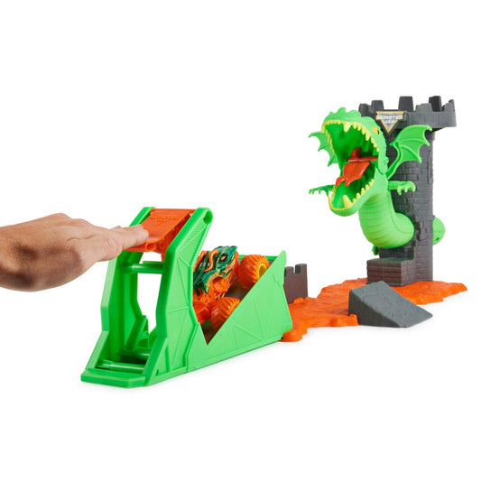 Monster Jam 1:64 Basic Stunt Playset (Dueling Dragon Monster Truck)