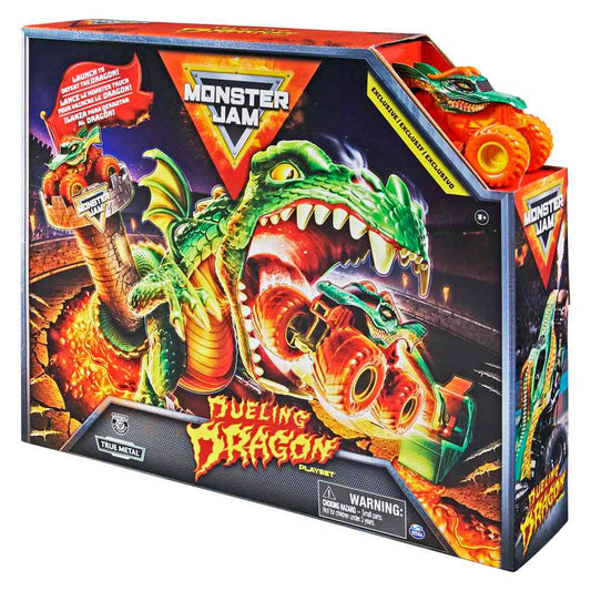Monster Jam 1:64 Basic Stunt Playset (Dueling Dragon Monster Truck)