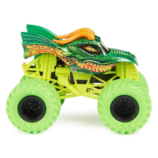 Monster Jam 1:64 Scale True Metal Die-cast trucks 2-Packs - Dragon VS Full Charge