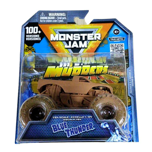 Monster Jam 1:64 Diecast Mystery Mudders (Blue Thunder V2)