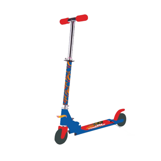 Hot Wheels In-Line Foldable 2-Wheel Kick Scooter