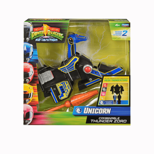 Mighty Morphin Power Rangers Re-Ignition Combinable Thunder Zord – Griffin & Unicorn Action Figure Set
