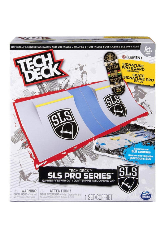 Tech Deck SLS Pro Series Element Quarter Pipes with Channel Gap