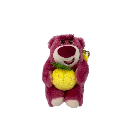 Disney Pixar Toy Story Lotso Teddy Bear Strawberry Scented with Fruity Keychain Accessory
