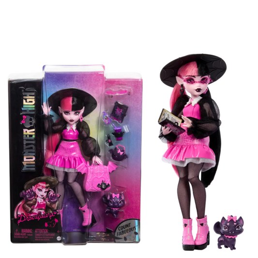 Monster High Fashion Doll Draculaura with Pet