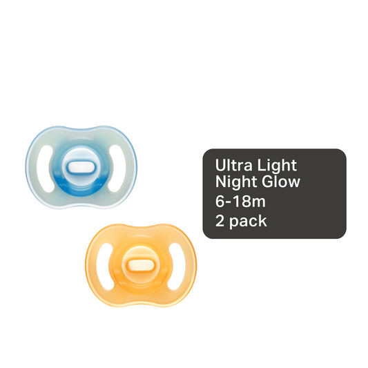 Tommee Tippee Ultra-Light Night Glow Pacifiers