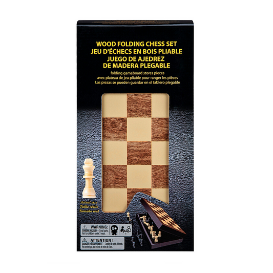 Cardinal Games Wood Folding Chess Set