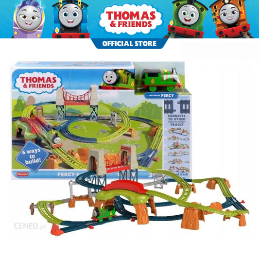 Thomas and Friends Percy 6 in 1 Train Set - Thomas and Friends Train Set, Engine and Track, Motorized Train, Great Gift for Boys, Great Gift for Girls, Toys for Girls, Toys for Boys, Kids ages 3 years and above