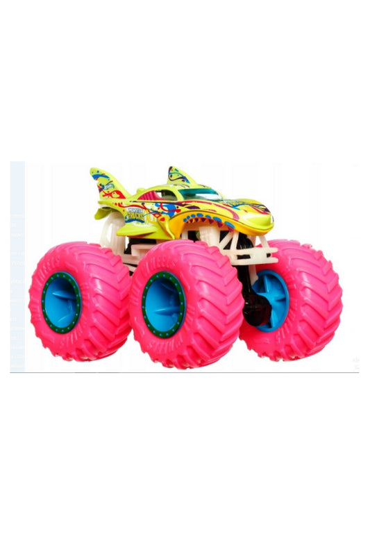 Hot Wheels Monster Trucks 1:64 GLOW-IN-THE-DARK Diecast - Shark Wreak