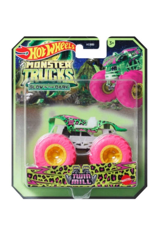 Hot Wheels Monster Trucks 1:64 Glow-In-The-Dark Diecast - Twin Mill #2