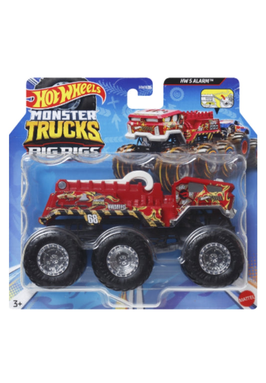 Hot Wheels Monster Trucks Big Rigs 5 Alarm Vehicle