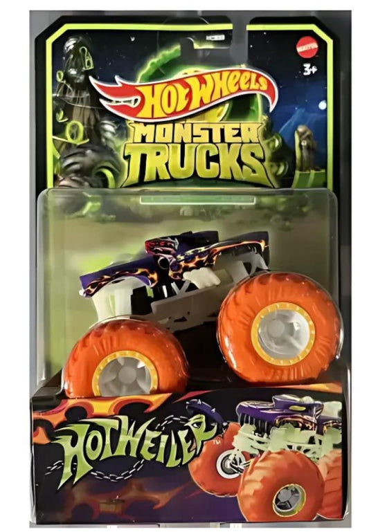 Hot Wheels Monster Trucks 1:64 Glow-In-The-Dark Diecast - Hotweiler