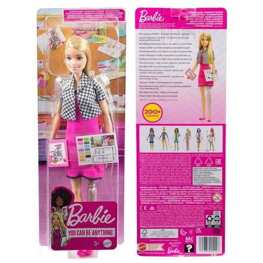 Barbie Career Doll Interior Designer Fashion Doll with Prosthetic Legs