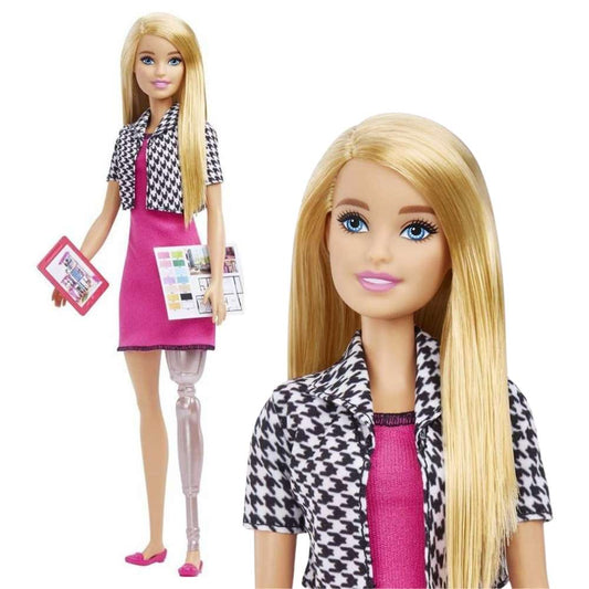 Barbie Career Doll Interior Designer Fashion Doll with Prosthetic Legs