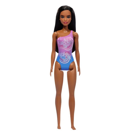 Barbie Beach Doll - Tropical Purple Swimsuit