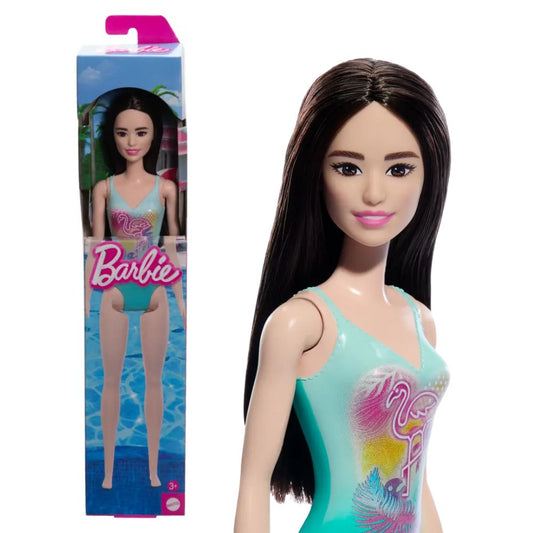 Barbie Beach Doll - Tropical Blue Swimsuit