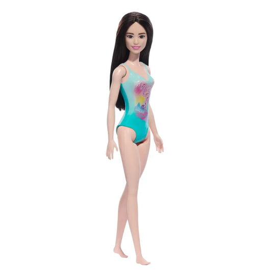 Barbie Beach Doll - Tropical Blue Swimsuit