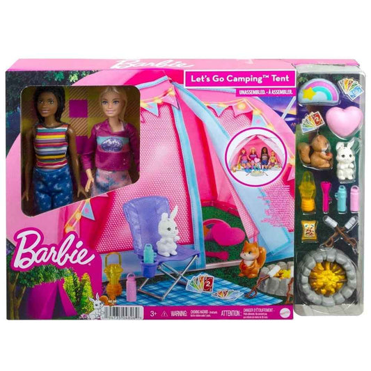 Barbie It Takes Two Let's Go Camping Tent Playset