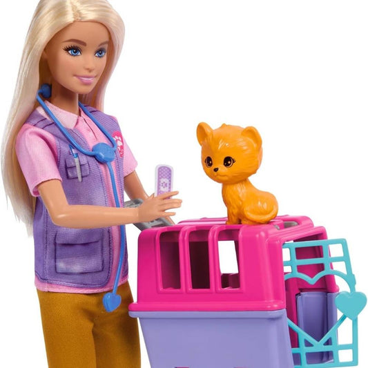 Barbie Animal Rescue & Recovery Playset w/ Doll