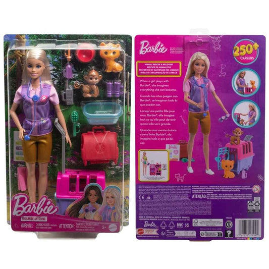 Barbie Animal Rescue & Recovery Playset w/ Doll