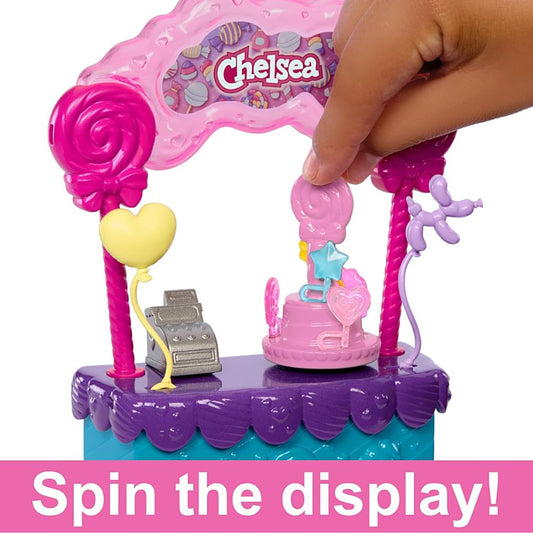Barbie And Stacie To The Rescue Chelsea Doll & Lollipop Candy Stand Playset