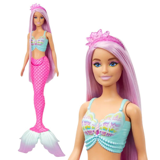 Barbie Mermaid Doll With 7-inch-Long Fantasy Hair