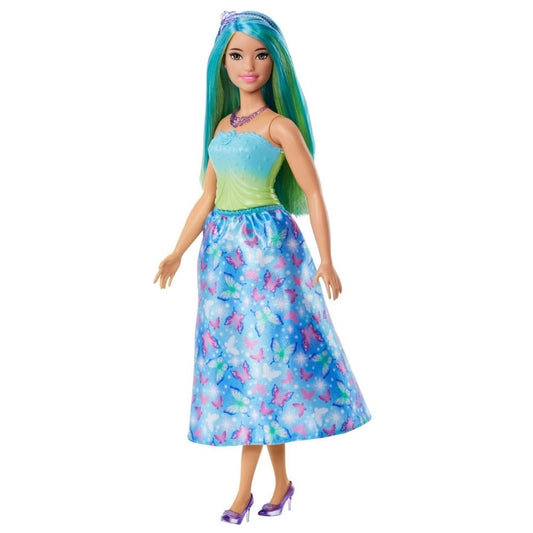 Barbie Royal Doll Blue Green Highlighted Hair