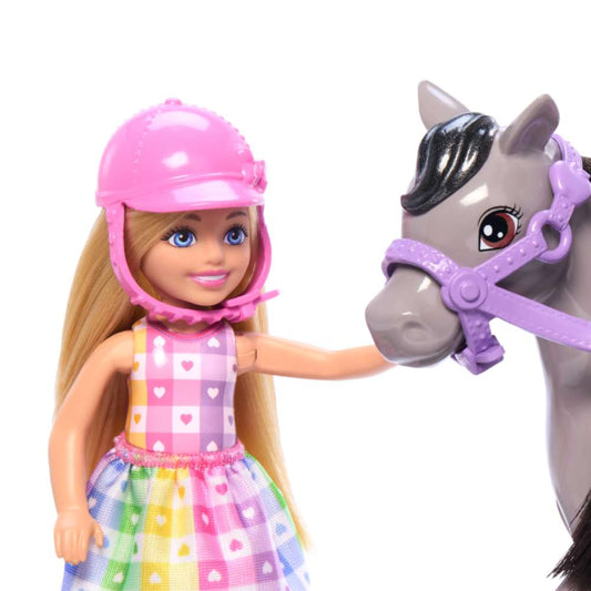 Barbie Fam Chelsea & Pony Set