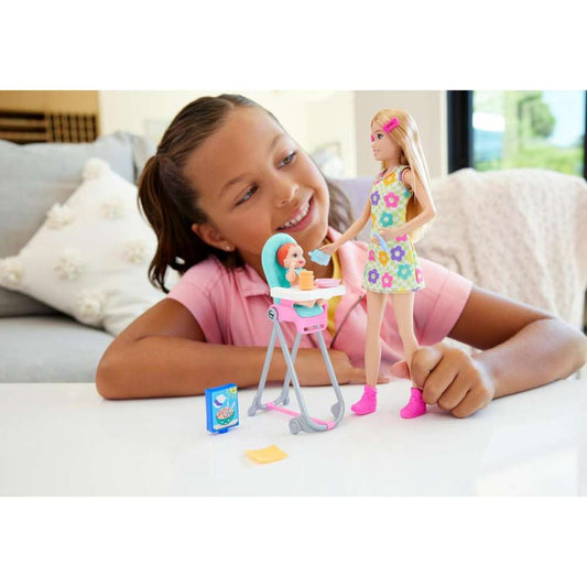 Barbie Fam Skipper Babysitter Caucasian Playset