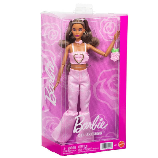 Barbie Deluxe Style Fashion Doll #12 in Pink Denim