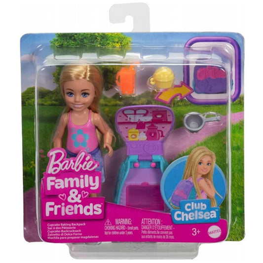 Barbie Famiy & Friends Chelsea Cupcake Baking Backpack Chelsea Doll