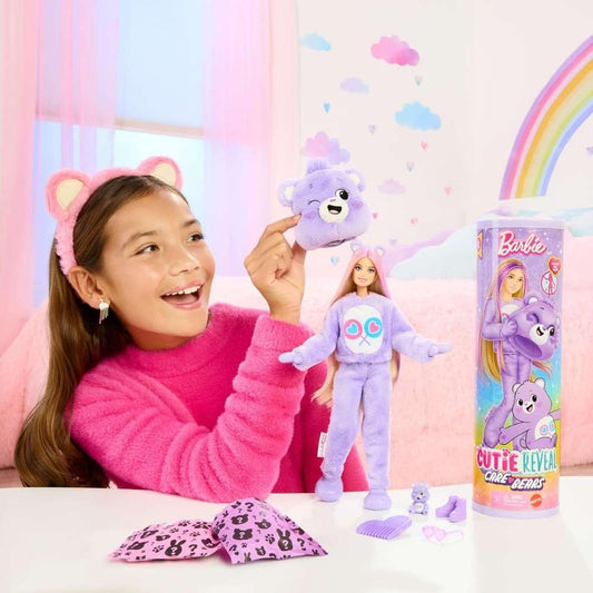Barbie Cutie Reveal Care Bears Series Share Bear Plush Doll