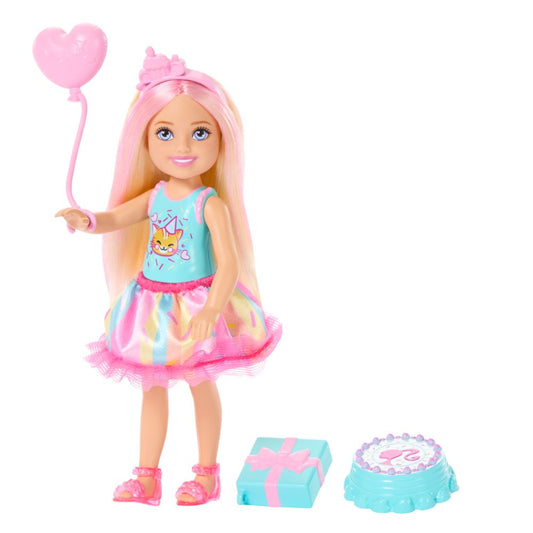 Barbie Family & Friends Club Chelsea Birthday-Themed Small Doll
